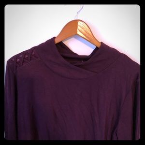 Maurices Dark Red XL Long Sleeve Top, NWT